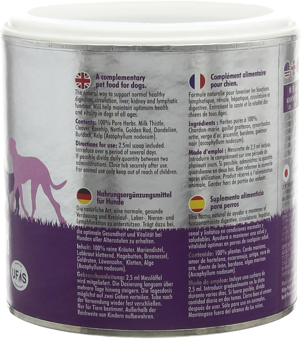 Hilton Herbs Vital Daily Health Natural Dog Supplement. 100% Natural Ingredients. Vital Vitamins and Mineral for Optimum Health. Suitable for BARF and Raw Diet. 60 g - Image 3