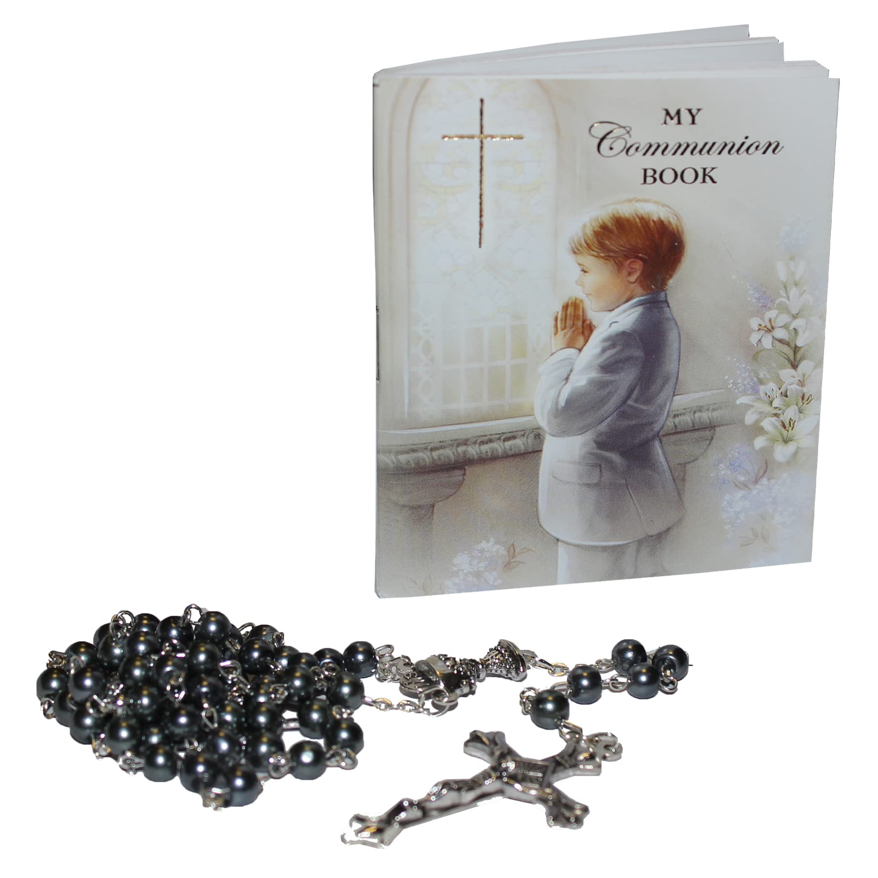 Widdle Gifts First Holy Communion Gift Set Prayer Book and Rosary - Boy 0448