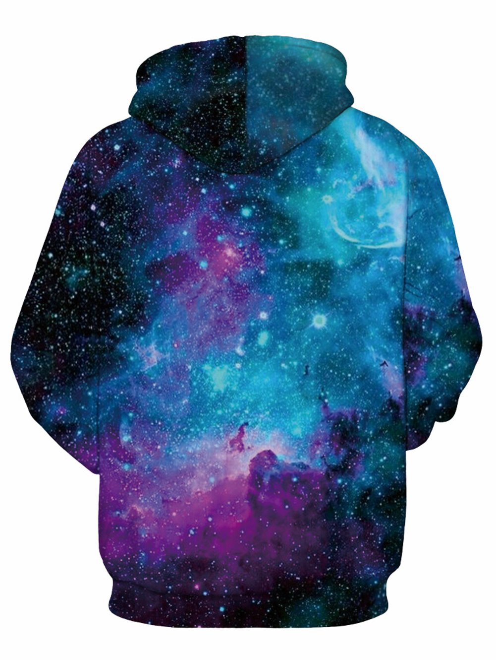 Uideazone Juniors 3D Galaxy Outer Space Graphics Hoodie Sweatshirt with Pockets