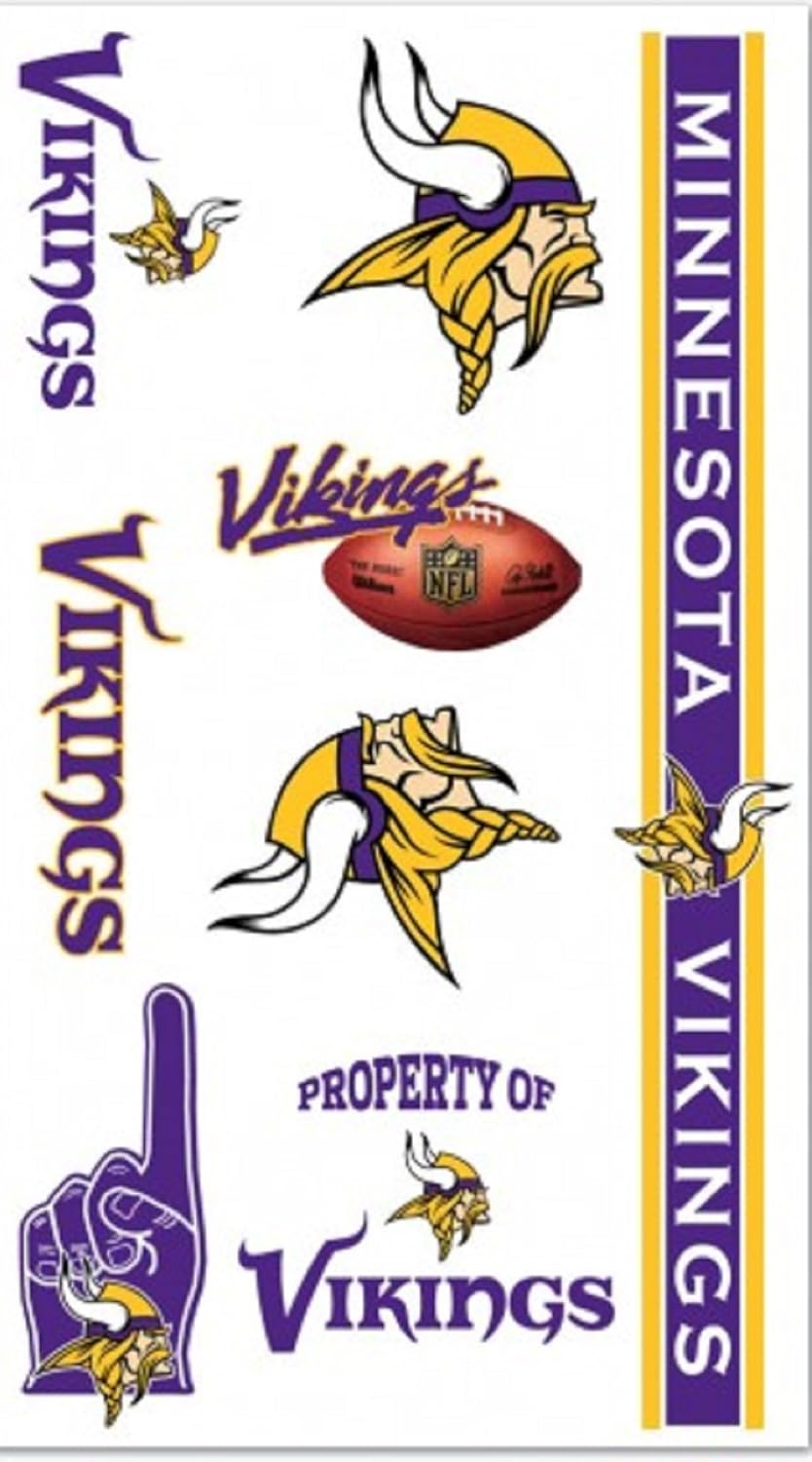 Amazon Com Minnesota Vikings Temporary Tattoos Sports Outdoors Amazon Com Minnesota Vikings Temporary Tattoos Sports Outdoors