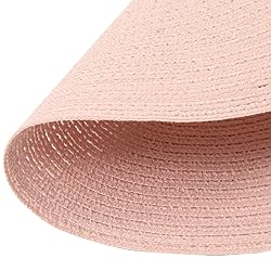 SHACOS Round Braided Placemats Set of 4 Washable