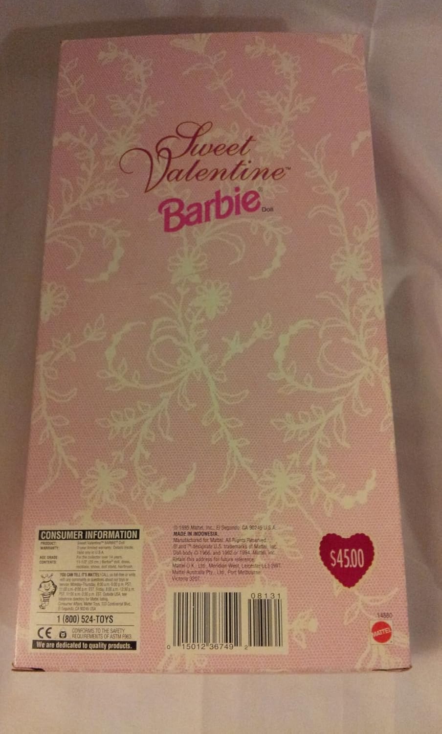 hallmark sweet valentine barbie