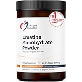 Designs for Health Micronized Creatine Monohydrate Unflavored Powder, 90 Servings, 5g per Serving – for Women & Men to Support Muscle Strength and Brain Health