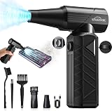 WHATOOK W02 Compressed Air Duster 250K RPM 3 Nozzles 10W Fast Charge