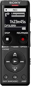 Sony ICD-UX570 Digital Voice Recorder, ICDUX570BLK