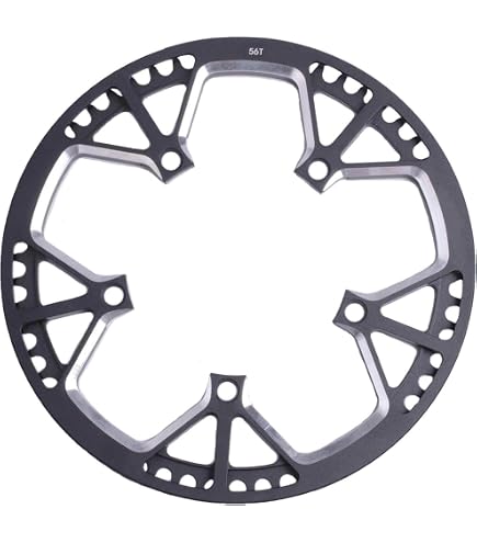 Alps2Ocean Universal Bike Chainring - 130mm BCD 52T-60T With Guard For MTB, Road & E-Bikes
