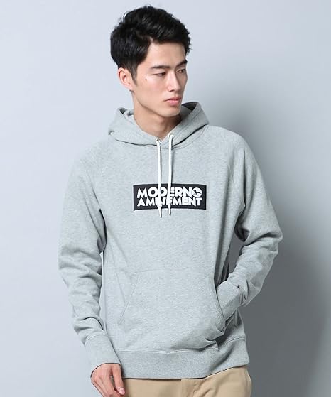 Amazon Co Jp Modern Amusement モダンアミューズメント ロゴパーカー メンズ 服 ファッション小物