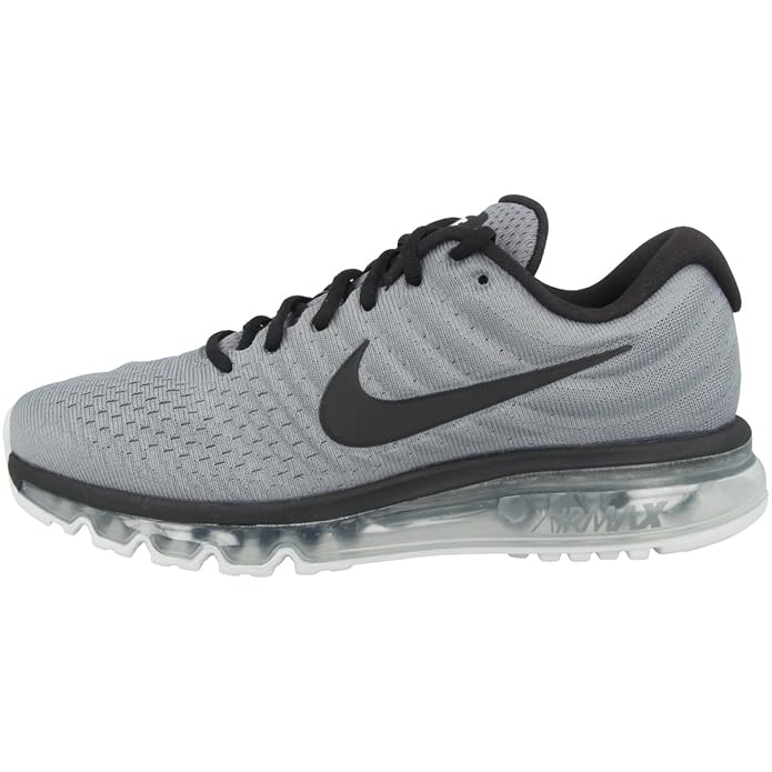 nike air max rubber grey blue running shoes