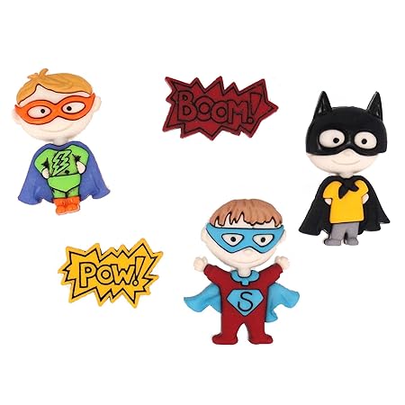 dress IT UP Knöpfe – Be My Super Hero, PK von 5, 30 mm