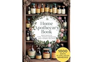 Home Apothecary Book: 1000 Days of Time-Tested Remedies and Herbal Recipes to Revive Ancient Healing Traditions, Enhance Wellness Naturally, and Empower Your Daily Health Journey