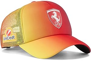 PUMA Scuderia Ferrari F1 - Lewis Hamilton British GP 2025 Special Edition Hat - Red Gradient - One Size Fits Most