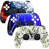 Skin for Ps5 Controller, 3pcs Whole Body Vinyl Decal Cover Sticker for PlayStation 5 Controller (PS5 Controller #2)