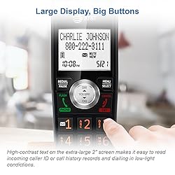 AT&T CL82267 DECT 6.0 2-Handset Cordless Phone for