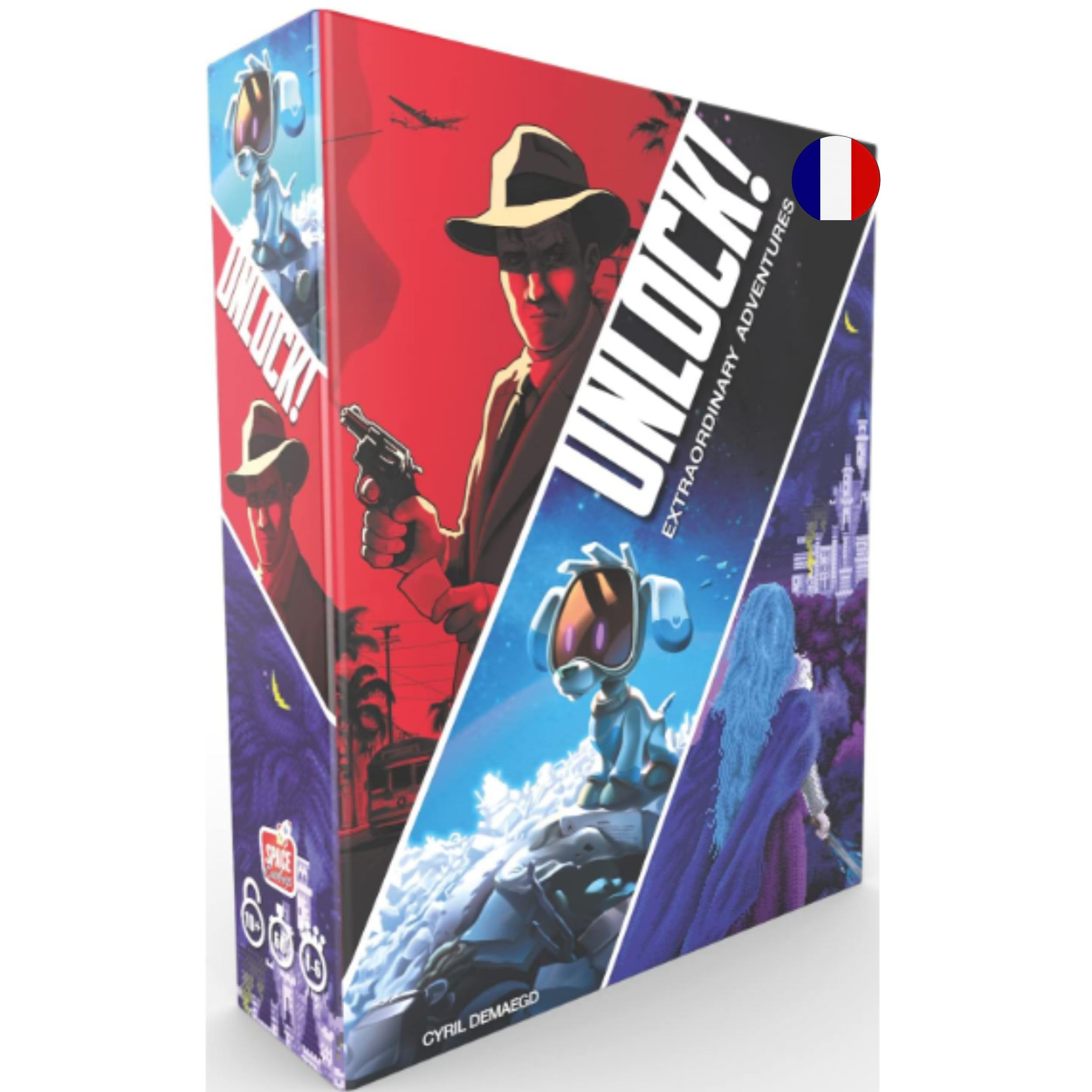 Unlock 11 - Extraordinary Adventures - French Version - From 1 to 6 Players - 10 Years and Up