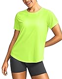 Women's Short Sleeve Workout Shirts Breathable UPF