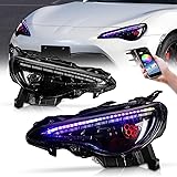 Archaic Projector Headlights for Toyota 86 GT86 2012-2021/Subaru BRZ 2013-2021/Scion FR-S 2012-2016, Head Lamp with Honeycomb
