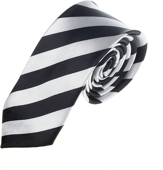 Amazon Aliciga ネクタイ スリム 黒い ストライプ ピアネスタイ メンズ ボウタイ ポリエステル タキシード 洗える ナロー カジュアル 装着 男女兼用 結婚式 婚活 プレゼント セレクション パーティー 洗濯 出来る ホワイト ネクタイ 通販
