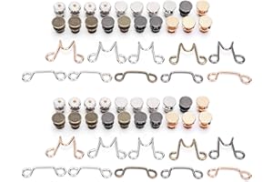 Adjustable Waist Buckle Extender Set, Jeans Extender Nail Waist Buckles Set Adjustable Waist Buckle Extender for Jeans Pants 