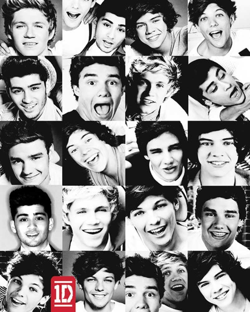 One Direction Mini Poster with Accessory Item No frame