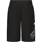 Puma Boys Essential Athletic Shorts, Logo & Printed Designs, Elastic Waistband