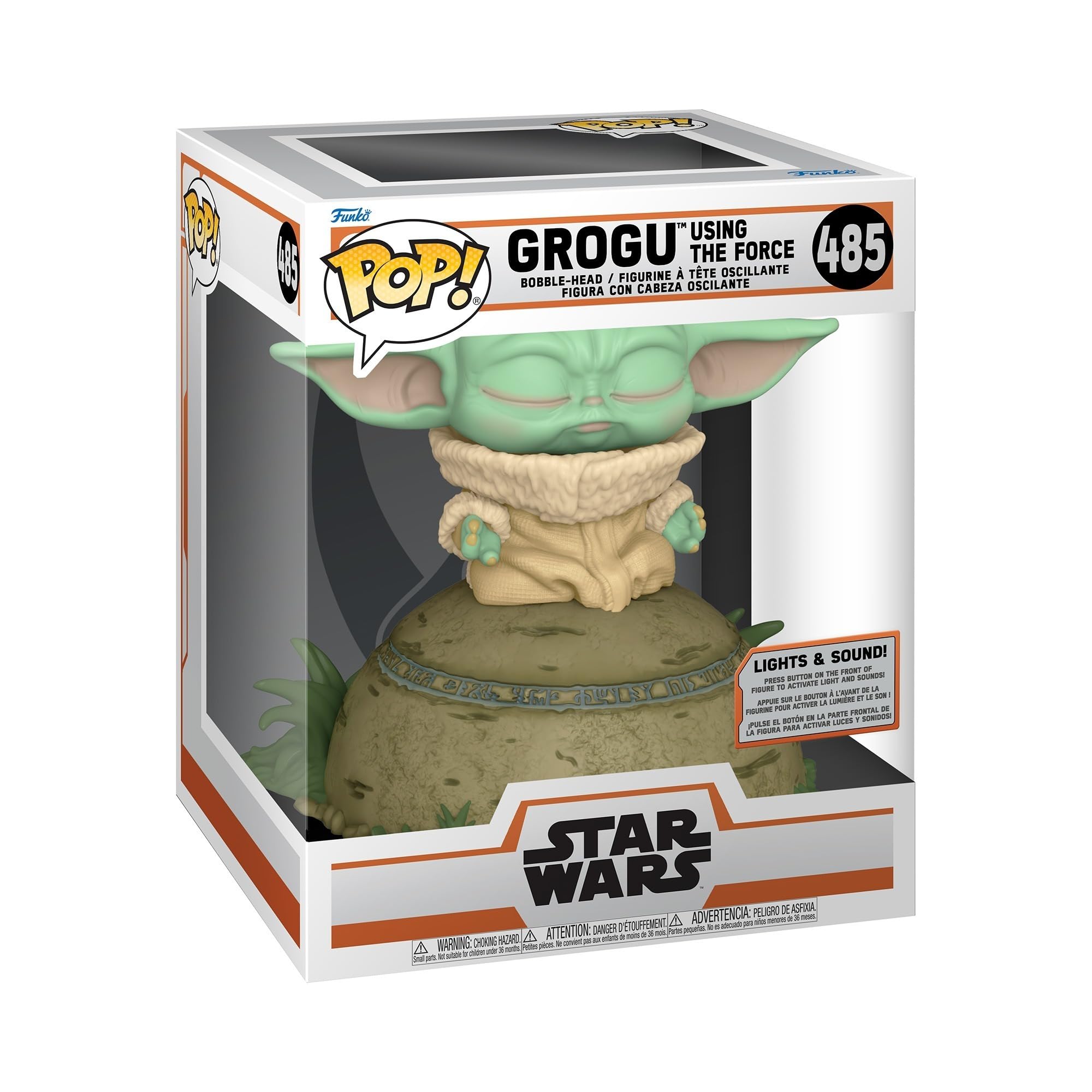 Funko POP! Deluxe: Star Wars: the Mandalorian - Grogu Using Force (the Child, Baby Yoda) Using the Force - Collectable Vinyl Figure - Gift Idea - Official Merchandise - Toys for Kids & Adults