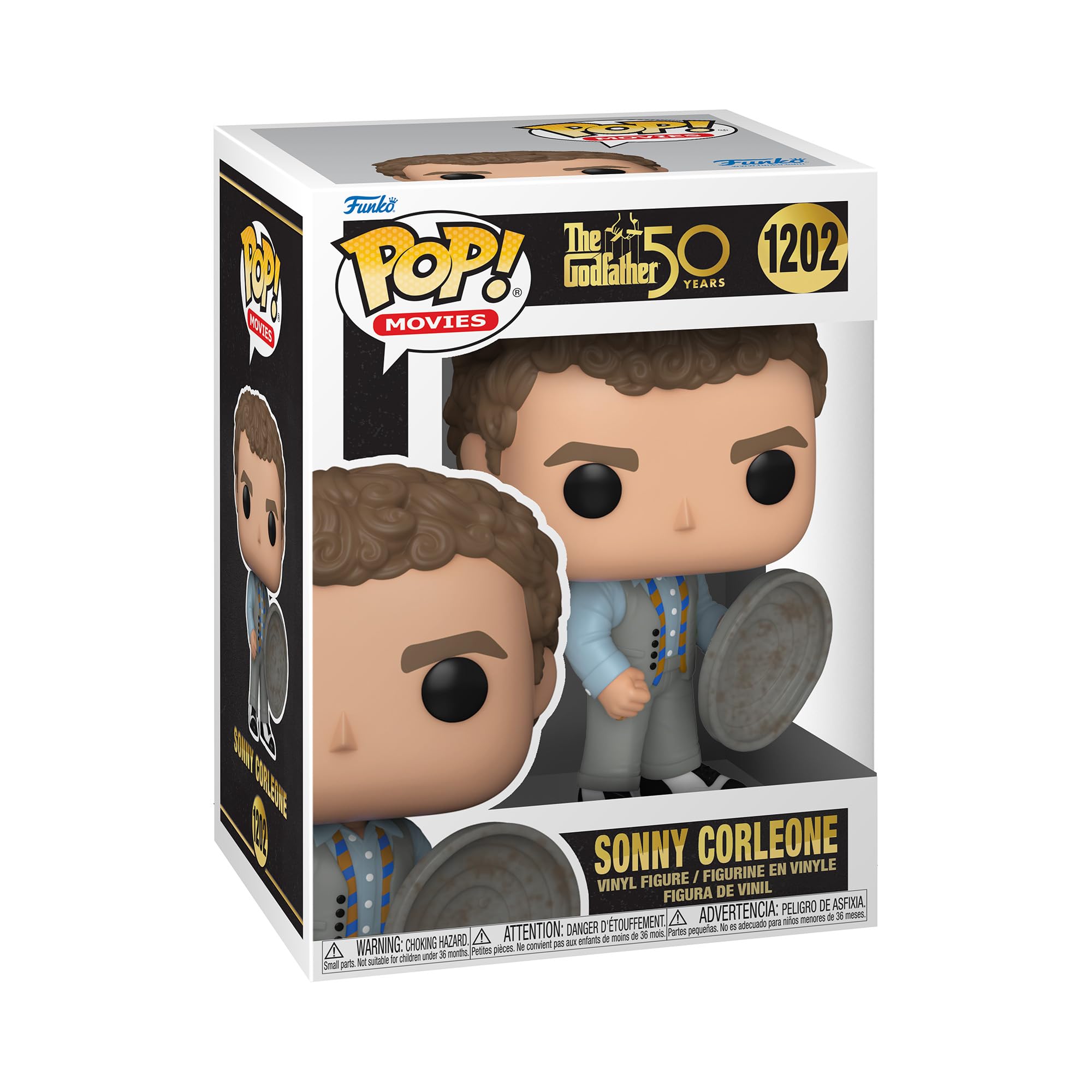 Funko POP! Movies: the Godfather 50th - Sonny Corleone - 1/6 Odds for Rare Chase Variant - Collectable Vinyl Figure - Gift Idea - Official Merchandise - Toys for Kids & Adults - Movies Fans
