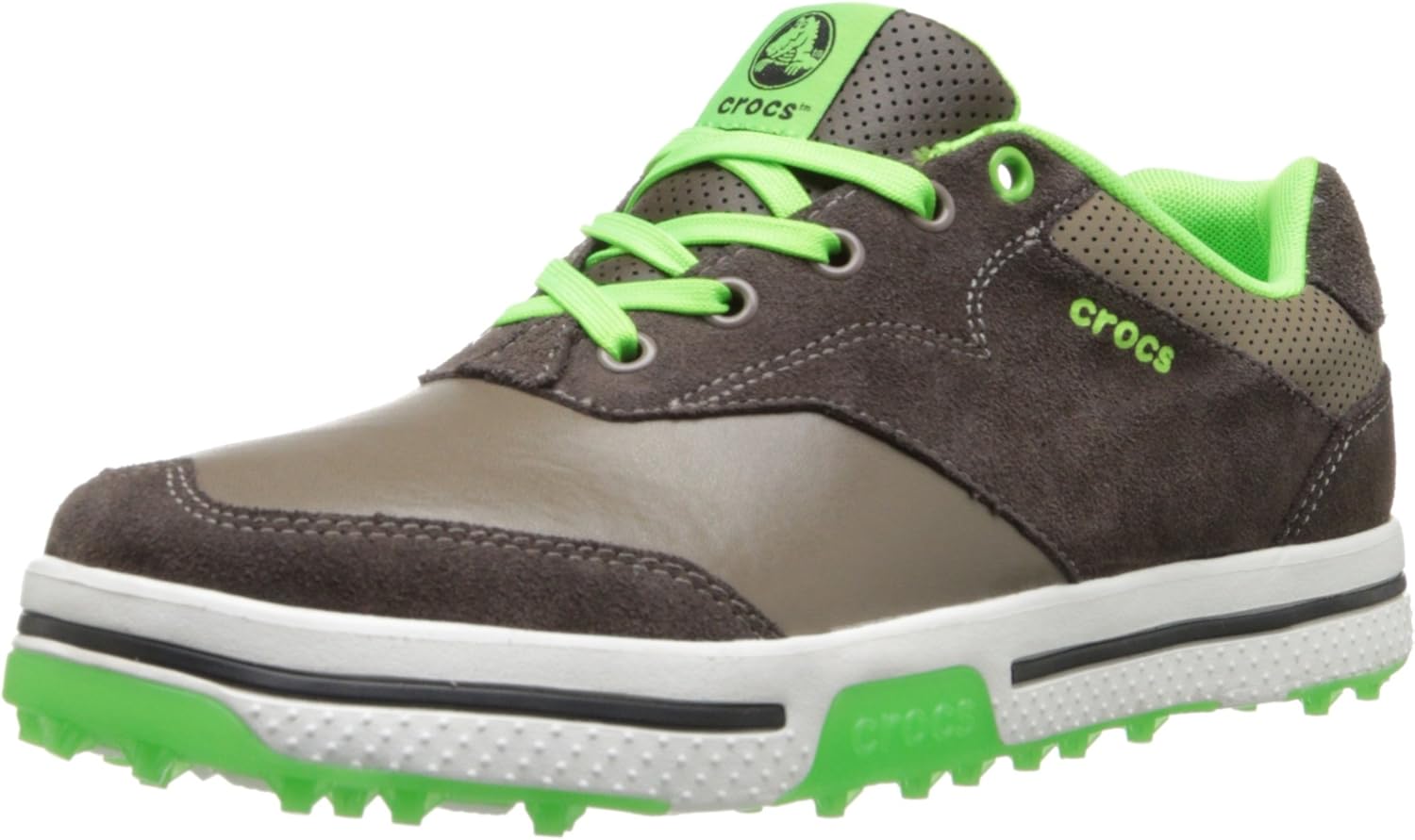 Amazon クロックス crocs プレストン 2.0 ゴルフシューズ エスプレッソ／ウォールナッツ 28cm クロッグ・サボ