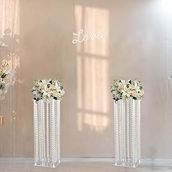 Efavormart 32" Heavy Duty Acrylic Flower Pedestal