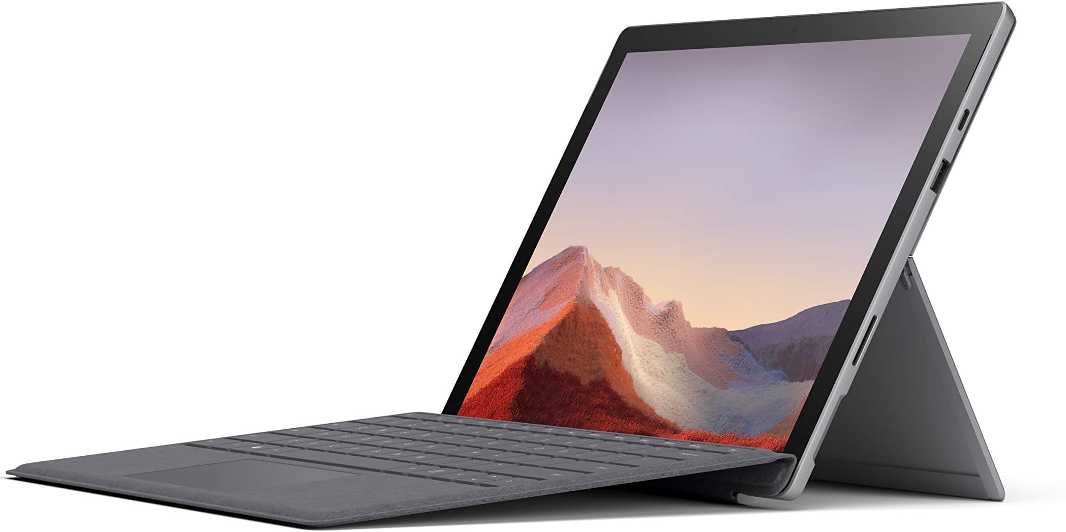 Microsoft Surface Pro 7 12.3” Tablet (Platinum) - Intel 10th Gen Dual Core i3, 4GB RAM, 128GB SSD, Windows 10 Home, 2019 Edition
