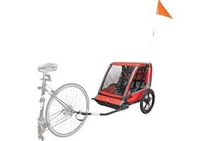 Allen Sports Hi-Viz 2-Child Bicycle Trailer, Model ET2