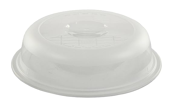 Rotho Basic Mikrowellenabdeckhaube, Kunststoff (BPA-frei), transparent, (26,5 x 26,5 x 6,5 cm)