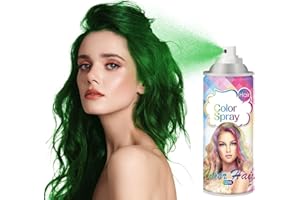 SIGAITWAX Temporary Hair Color Wax,Temporary Hair Color Spray, Natural Washable Hair Coloring Spray for Halloween, DIY Cosplay, Party,ONE-TIME USE Washable(green-120ml)