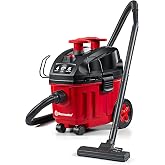 Vacmaster VF408B 1101 4-Gal 5 Peak HP Compact Household Wet/Dry Vacuum Red