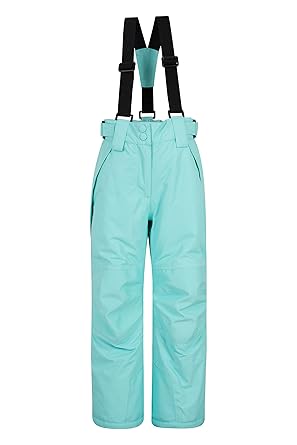 Mountain Warehouse Falcon Extreme Skihose für Kinder - Winterhose, Schneehose, wasserfeste Kinderhose, Schneegamaschen, Siche