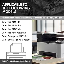 414X Toner Cartridges 5 Pack High Yield with