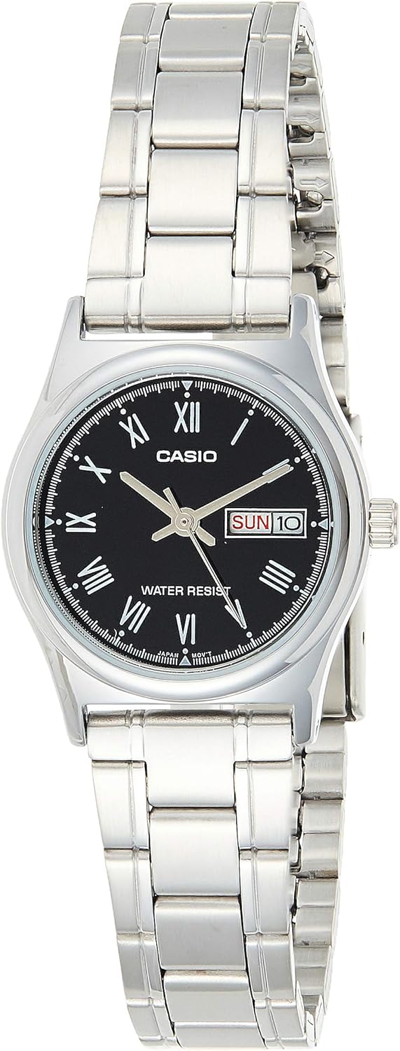 Casio Women's Analogue Watch with Stainless Steel Strap LTPV006D1B