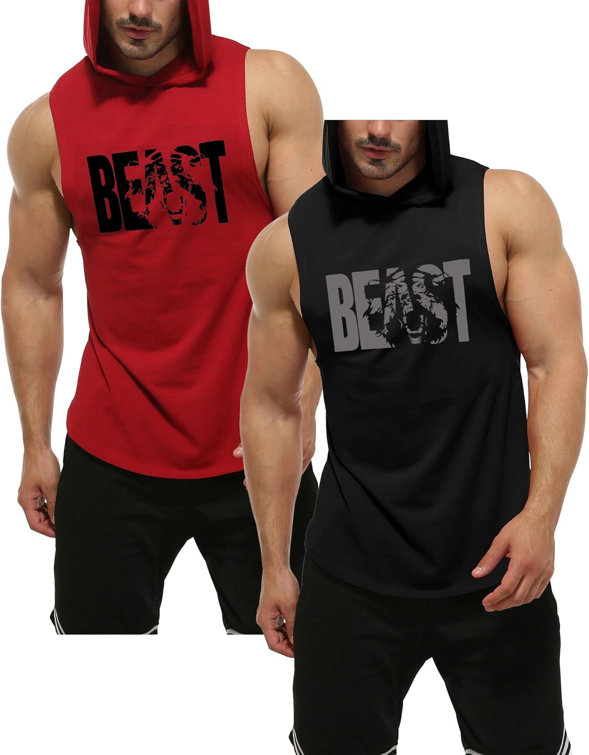 muscle fit hoodies