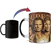 Morphing Mugs Supernatural – Sam and Dean - One 11 oz Color Changing Heat Sensitive Ceramic Mug – Image Revealed When HOT Liquid Is Added! – Officially Licensed Merchandise MMUG1148