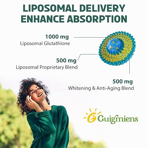 1500 mg Liposomal Glutathione, Superior Absorption, Liquid Glutathione  Supplement, Powerful Antioxidant, Liver Detox, Immune Enhancer, Soy-Free,  Non-GMO, Vegan & Gluten Fre, 4.05 fl.oz in Kenya | Whizz Combinations