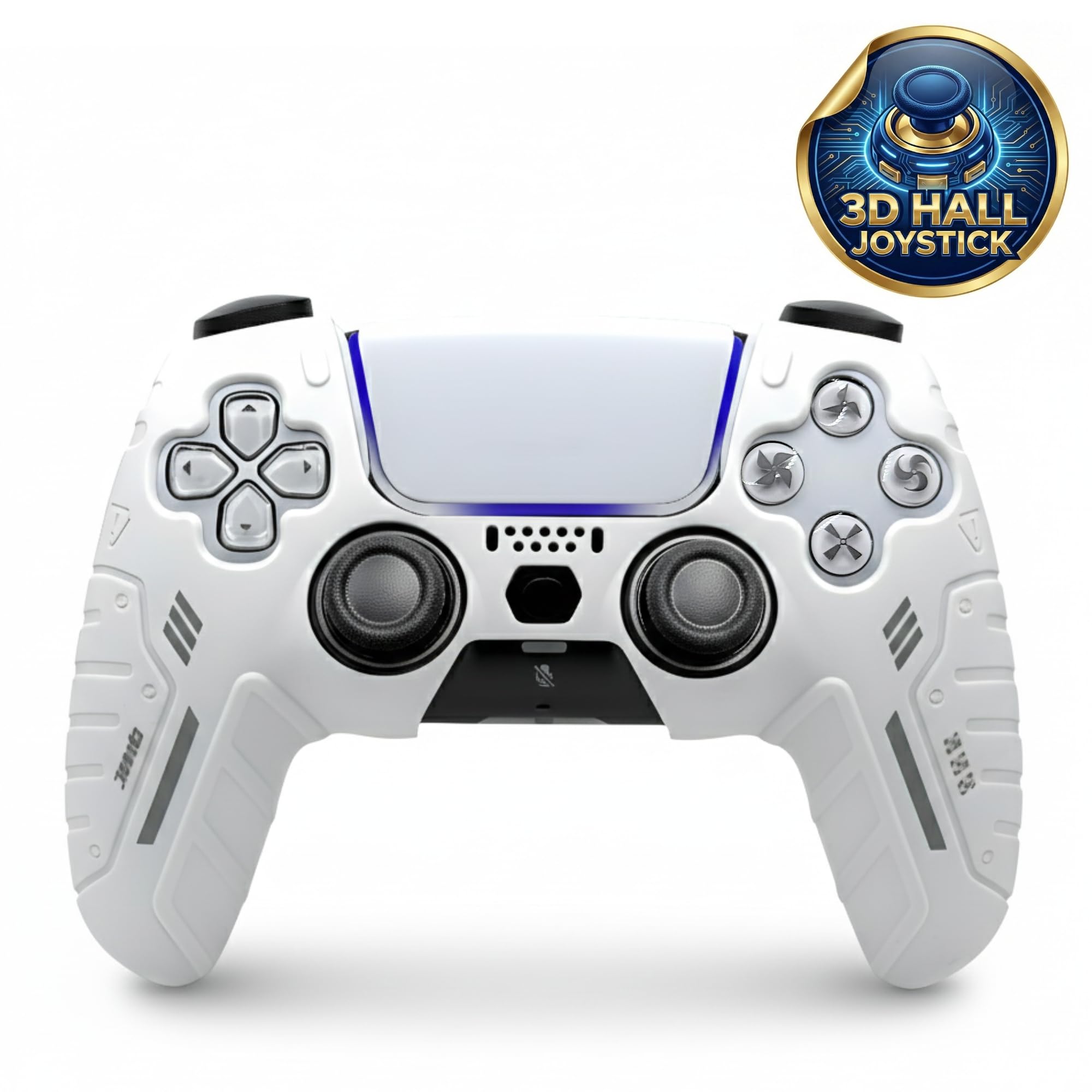 NexoGame Wireless Controller for PS5 with 3D Hall Effect Joysticks, Bluetooth 5.0 Gamepad with Motion Control, Dual Vibration, USB C Rechargeable Design, Compatible with PS5 Console and Windows PC Gaming