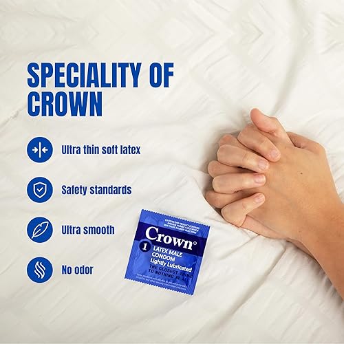Crown Condoms 50 Count Lubricated Latex Condoms Silkier, Thinner and Stronger (Pack of 50) in Kenya | Whizz Condoms Crown Condoms 50 Count Lubricated Latex Condoms Silkier, Thinner and Stronger (Pack of 50) in Kenya | Whizz Condoms