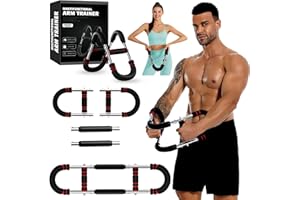 MAMA EVE Twister Arm Trainer， Arm Shoulder Chest Workout Equipment 20-100LB Adjustable Strength Trainer Chest Trainer for Men and Women Portable Detachable Home Fitness Equipment