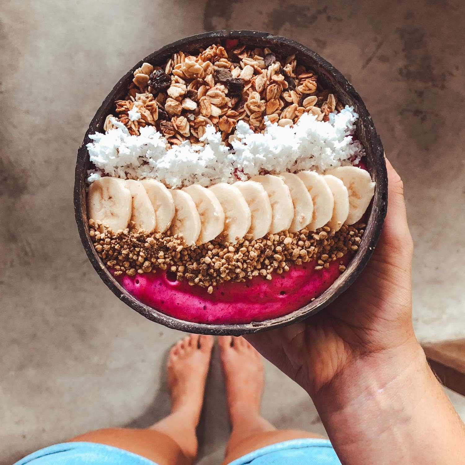Jungle Culture® Set of 2 Coconut Bowls & Spoons • Organic Wooden Bowls Polished with Coconut Oil - Image 5