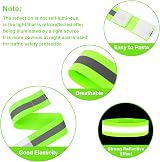 URAQT Reflective Wrist Strap 4-Pack High Visibility Safety Gear view 3