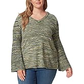 Trendy Plus Size Marietta Flare-Sleeve Top