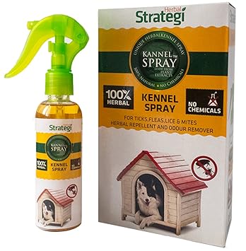 Strategi Kennel Spray Herbal Protection From Ticks, Fleas, Lice And Mites In The Kennel Area - 100Ml