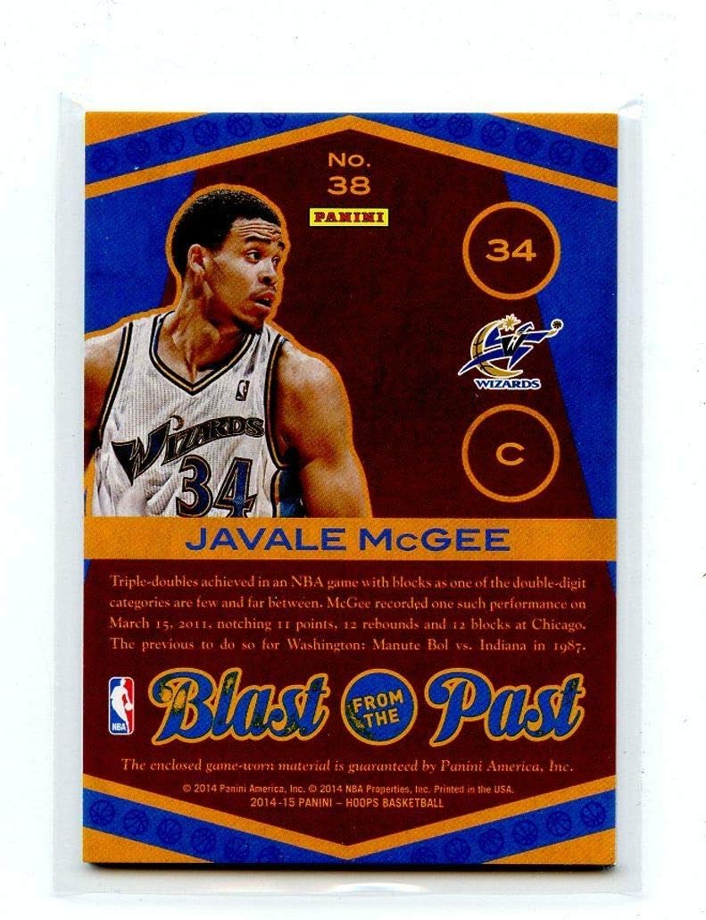 javale mcgee wizards jersey