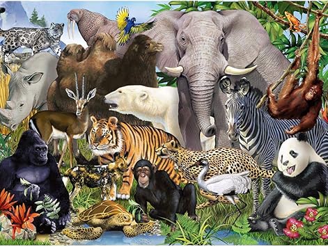 puzzles de animales para adultos