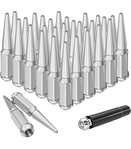 Amazon.com: Mishimoto Spiked Lug Nuts, M14x1.5, 32-PC Set, Red