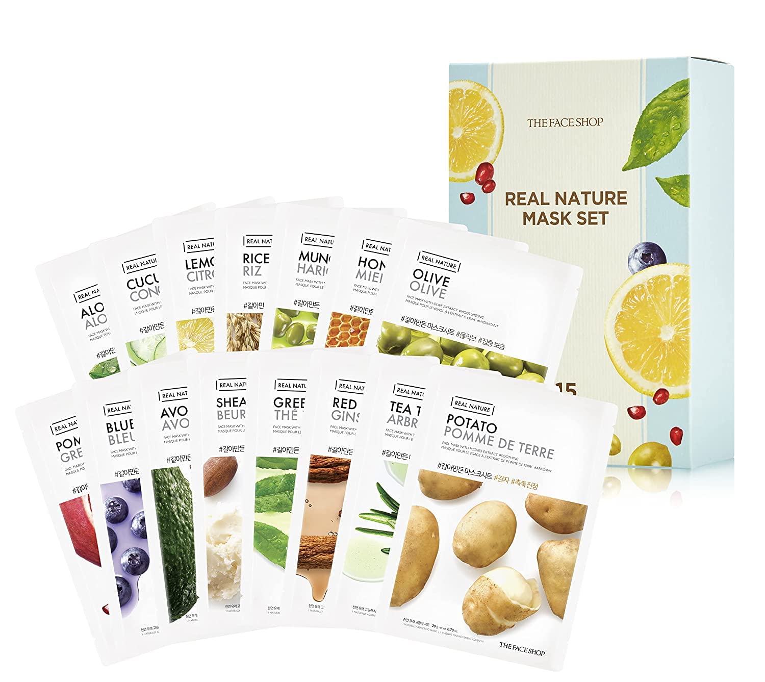 Real Nature Face Mask Sheets